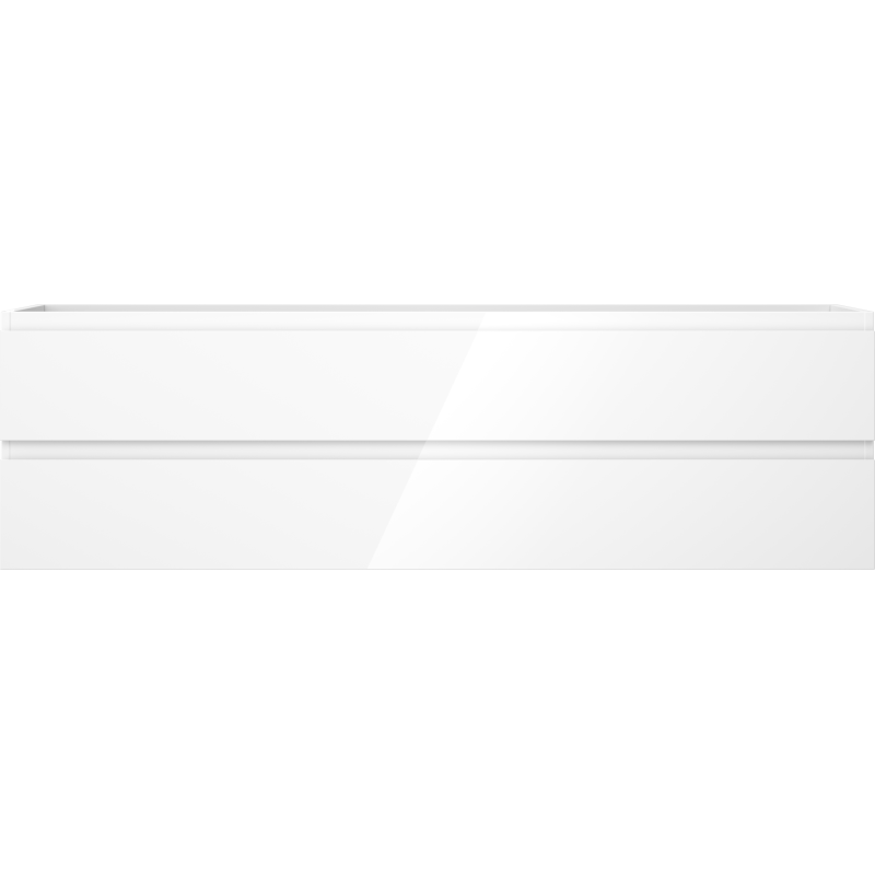 Mexen Orio fürdőszobai mosdós szekrény 160 cm, 2 fiók, fehér fényes - 91A10-16047-2-BFF00