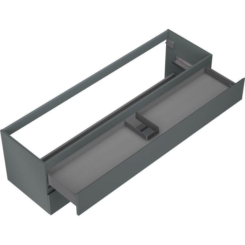 Mexen Orio dulap de baie sub lavoar 160 cm, 2 sertare, grafit mat - 91A10-16047-2-BFF66