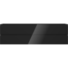 Mexen Orio dulap baie sub chiuvetă 160 cm, 2 sertare, negru lucios - 91A10-16047-2-BFF70