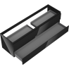 Mexen Orio dulap baie sub chiuvetă 160 cm, 2 sertare, negru lucios - 91A10-16047-2-BFF70