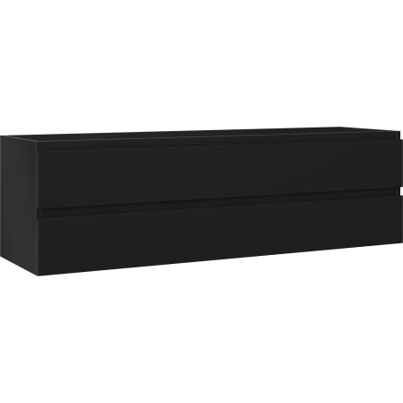 Mexen Orio dulap baie sub lavoar 160 cm, 2 sertare, negru mat - 91A10-16047-2-BFF71
