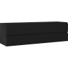 Mexen Orio fürdőszobai mosdószekrény 160 cm, 2 fiók, fekete matt - 91A10-16047-2-BFF71