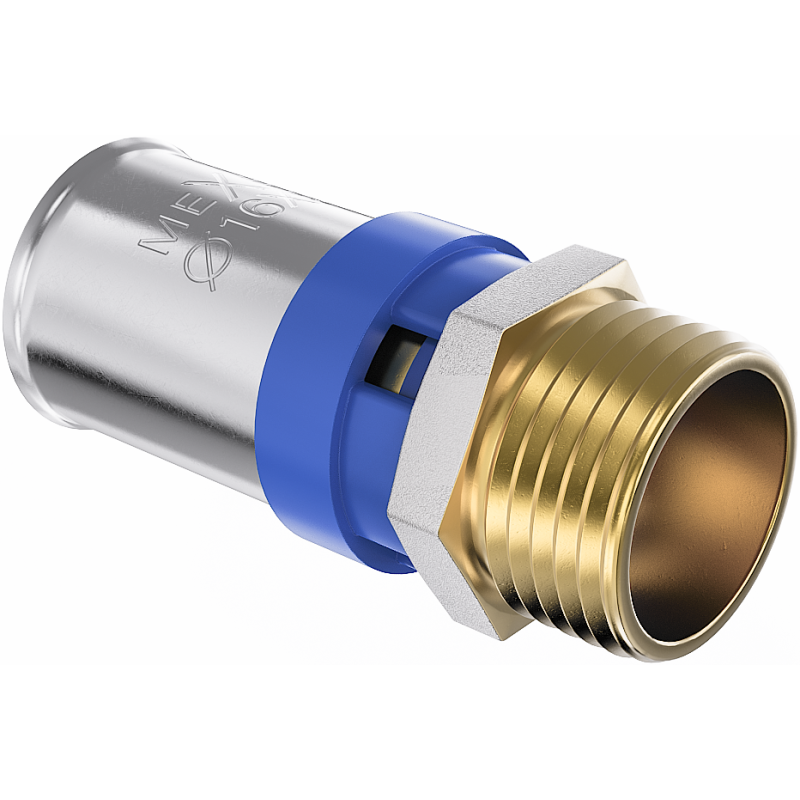 Mexen PEX-P îmbinare prin compresie, reducție presată PEX 20 x 1/2 GZ - W97123-2012M-00