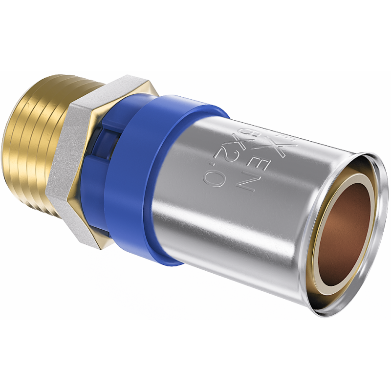 Mexen PEX-P conector cu clemă, presat PEX reducție 20 x 3/4 GZ - W97123-2034M-00