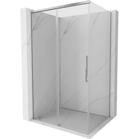 Mexen Rox cabină de duș culisantă 95 x 70 cm, transparent, crom - 8C2-095-070-01-00