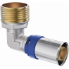 Mexen PEX-P préselhető könyökcsatlakozó, préselhető PEX 20 x 3/4 GZ - W97127-2034M-00