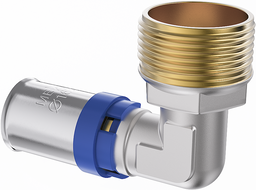 Mexen PEX-P préselhető könyökcsatlakozó, préselhető PEX 20 x 3/4 GZ - W97127-2034M-00