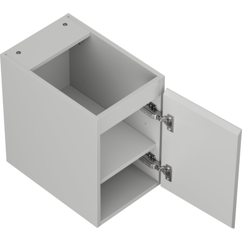 Mexen Orio fürdőszobai mosdószekrény 30 cm, 1 ajtó, szürke matt - 91A11-03047-1-BF62