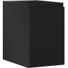 Mexen Orio dulap de baie sub chiuvetă 30 cm, 1 ușă, negru mat - 91A11-03047-1-BF71