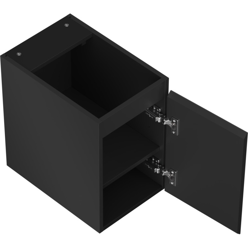 Mexen Orio dulap de baie suspendat sub lavoar, 30 cm, 1 ușă, negru mat - 91A11-03047-1-BF71