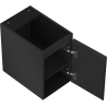 Mexen Orio dulap de baie suspendat sub lavoar, 30 cm, 1 ușă, negru mat - 91A11-03047-1-BF71