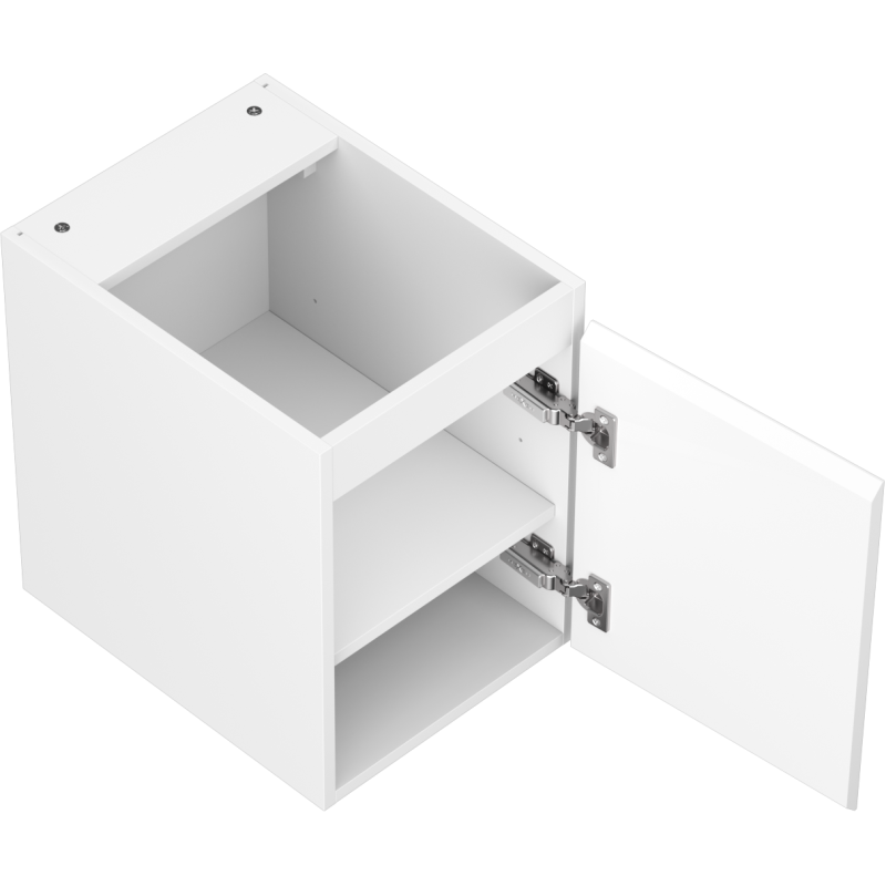 Mexen Orio fürdőszobai szekrény mosdó alá, 35 cm, 1 ajtó, matt fehér - 91A11-03547-1-BF01