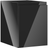 Mexen Orio dulap baie sub lavoar 35 cm, 1 ușă, negru lucios - 91A11-03547-1-BF70