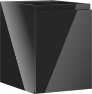 Mexen Orio dulap baie sub lavoar 35 cm, 1 ușă, negru lucios - 91A11-03547-1-BF70