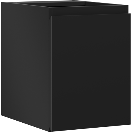 Mexen Orio 35 cm-es fürdőszobai mosdószekrény, 1 ajtó, fekete matt - 91A11-03547-1-BF71