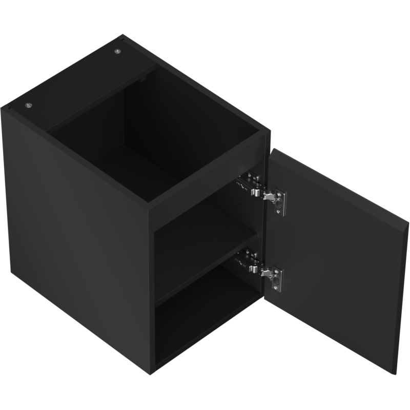 Mexen Orio dulap baie sub chiuvetă 35 cm, 1 ușă, negru mat - 91A11-03547-1-BF71