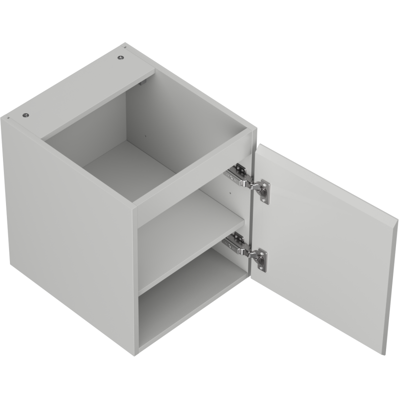 Mexen Orio fürdőszobai mosdókagyló alatti szekrény 40 cm, 1 ajtó, szürke matt - 91A11-04047-1-BF62