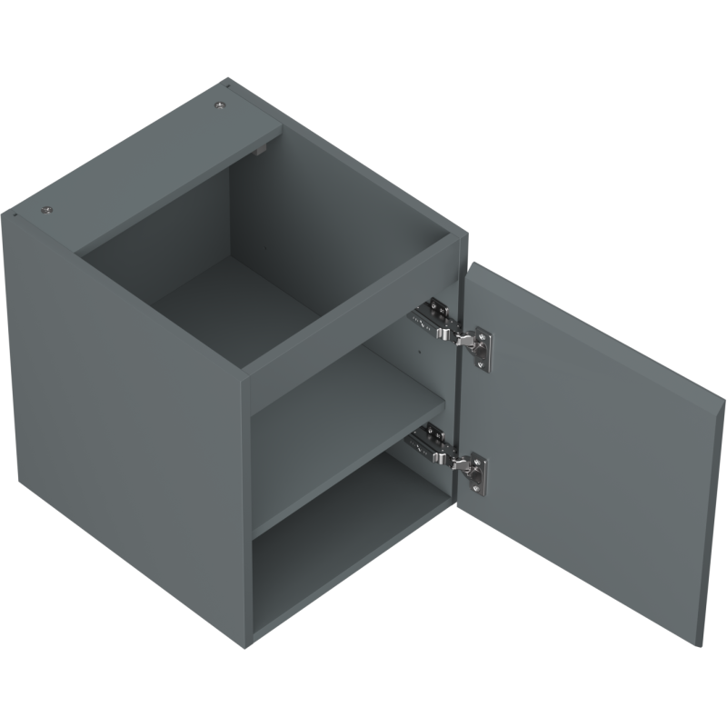 Mexen Orio fürdőszobai mosdó alatti szekrény 40 cm, 1 ajtó, grafit matt - 91A11-04047-1-BF66