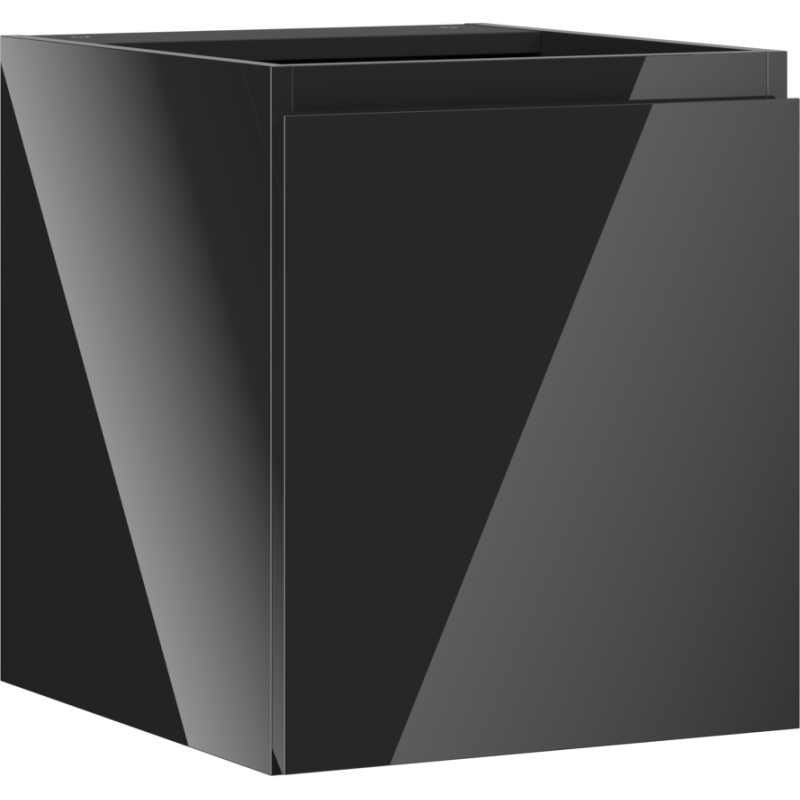 Mexen Orio dulap de baie sub lavoar 40 cm, 1 ușă, negru lucios - 91A11-04047-1-BF70