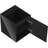 Mexen Orio dulap baie pentru lavoar 40 cm, 1 ușă, negru lucios - 91A11-04047-1-BF70