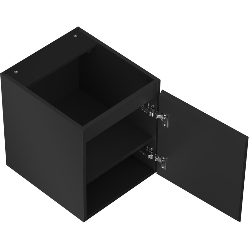 Mexen Orio dulap de baie sub lavoar, 40 cm, 1 ușă, negru mat - 91A11-04047-1-BF71