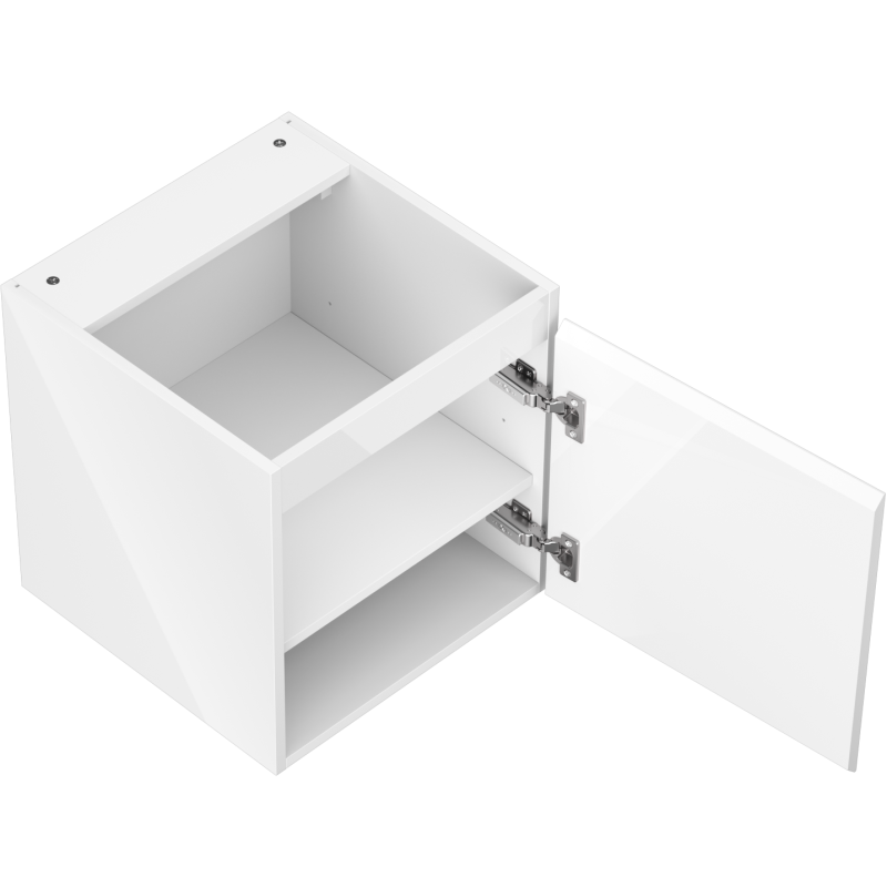 Mexen Orio mosdó alatti szekrény 45 cm, 1 ajtó, fényes fehér - 91A11-04547-1-BF00