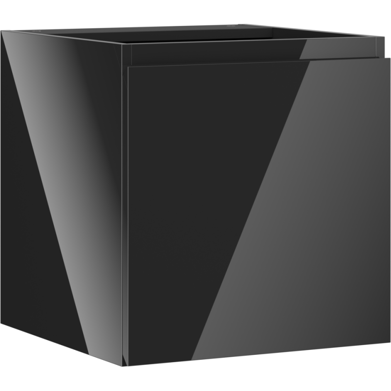 Mexen Orio dulap baie sub chiuvetă 45 cm, 1 ușă, negru lucios - 91A11-04547-1-BF70