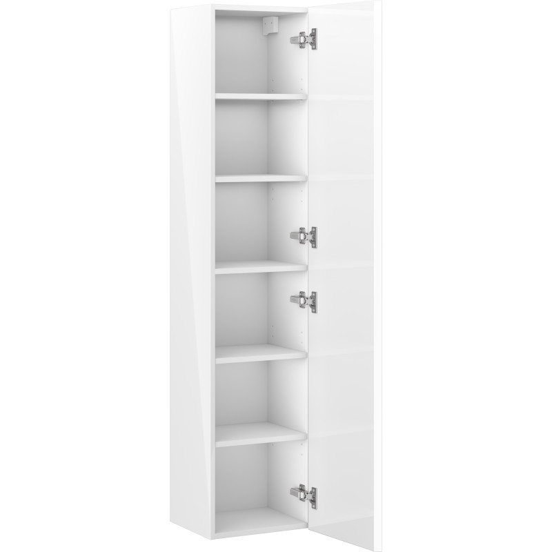 Mexen Orio coloană de baie 35 cm, 1 ușă, alb lucios - 91A11-03016-1-BF00
