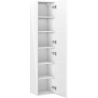 Mexen Orio 35 cm-es fürdőszobai oszlop, 1 ajtó, fehér fényes - 91A11-03016-1-BF00