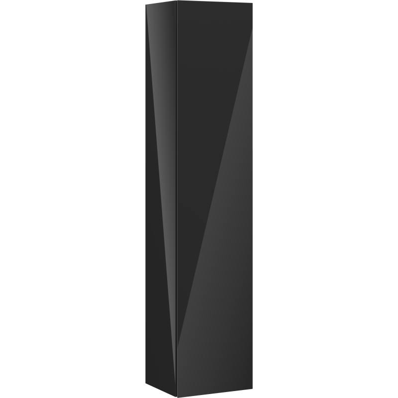 Mexen Orio dulap baie 35 cm, 1 ușă, negru lucios - 91A11-03016-1-BF70