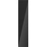 Mexen Orio fürdőszobai oszlop 35 cm, 1 ajtó, fekete fényes - 91A11-03016-1-BF70