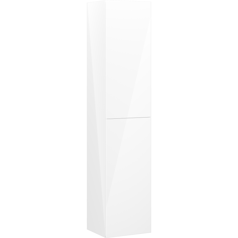 Mexen Orio coloană de baie 35 cm, 2 uși, alb lucios - 91A11-03016-2-BF00