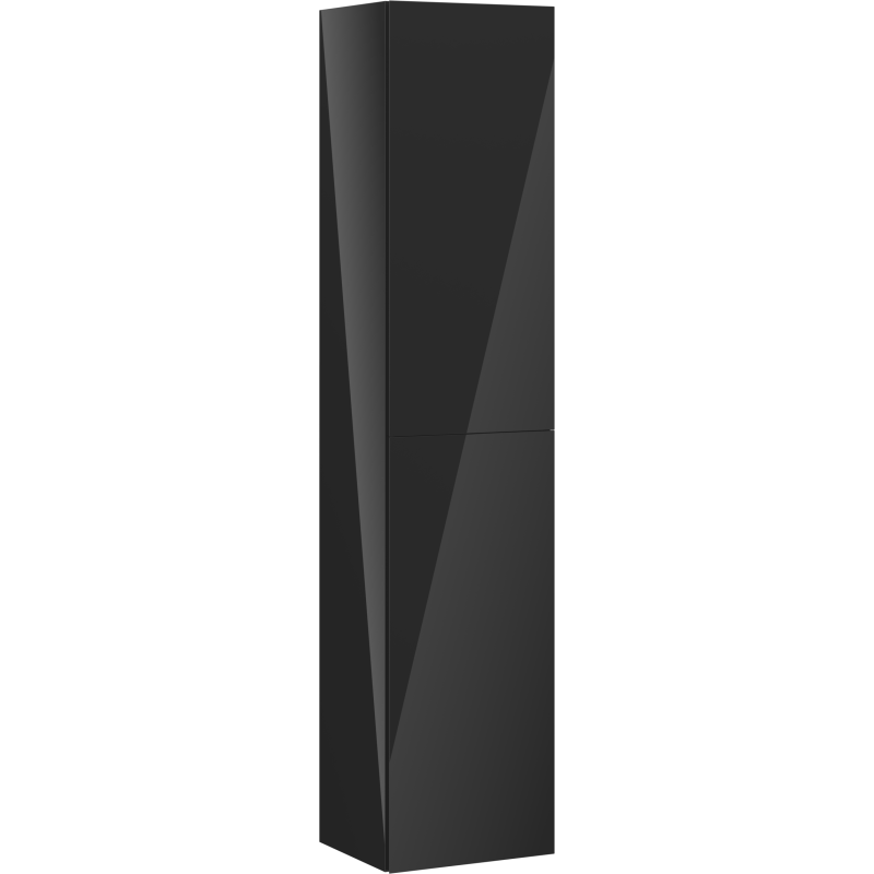 Mexen Orio dulap baie 35 cm, 2 uși, negru lucios - 91A11-03016-2-BF70