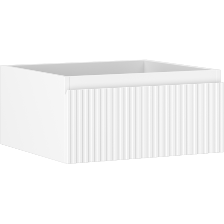 Mexen Rivel dulap de baie sub lavoar 50 cm, 1 sertar, cu riflaj, alb mat- 91A20-05023-1-BF01