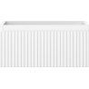 Mexen Rivel dulap baie pentru chiuvetă 50 cm, 1 sertar, canelat, alb mat- 91A20-05023-1-BF01