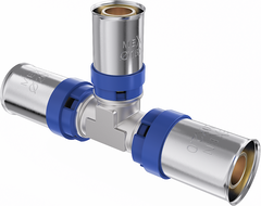 Mexen PEX-P redukciós préselt szorítós csatlakozó T-idom PEX 32 x 20 x 32 - W97131-322032-00