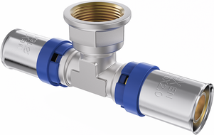 Mexen PEX-P összekötő idom, préselhető PEX 16 x 1/2 BB x 16 - W97132-1612F16-00