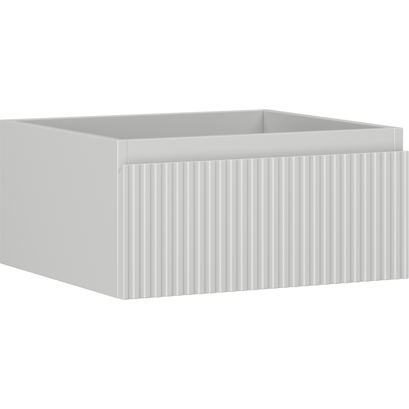 Mexen Rivel dulap baie sub chiuvetă 50 cm, 1 sertar, canelat, gri mat - 91A20-05023-1-BF62