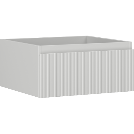 Mexen Rivel dulap baie sub chiuvetă 50 cm, 1 sertar, canelat, gri mat - 91A20-05023-1-BF62