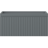 Mexen Rivel dulap baie sub chiuvetă 50 cm, 1 sertar, canelat, grafit mat - 91A20-05023-1-BF66