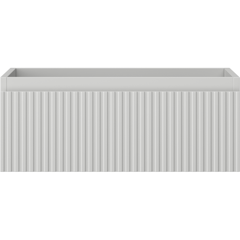 Mexen Rivel dulap baie sub lavoar 60 cm, 1 sertar, striat, gri mat - 91A20-06023-1-BF62