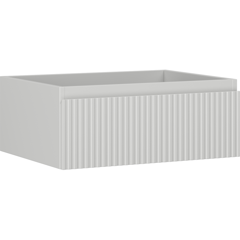Dulap baie Mexen Rivel sub chiuvetă 60 cm, 1 sertar, cu caneluri, gri mat - 91A20-06023-1-BF62