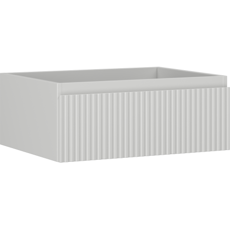 Dulap baie Mexen Rivel sub chiuvetă 60 cm, 1 sertar, cu caneluri, gri mat - 91A20-06023-1-BF62