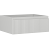 Dulap baie Mexen Rivel sub chiuvetă 60 cm, 1 sertar, cu caneluri, gri mat - 91A20-06023-1-BF62