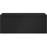 Mexen Rivel dulap de baie sub chiuvetă 60 cm, 1 sertar, riflat, negru mat - 91A20-06023-1-BF71