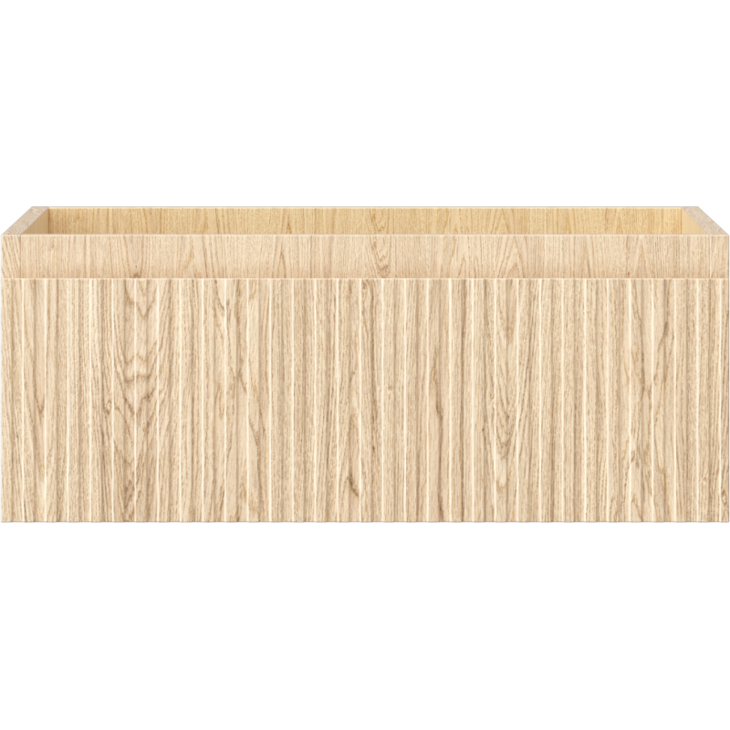 Mexen Rivel dulap baie sub chiuvetă 60 cm, 1 sertar, canelat, stejar - 91A20-06023-1-BF81