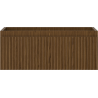 Mexen Rivel dulap baie sub lavoar 60 cm, 1 sertar, canelat, nuc - 91A20-06023-1-BF86