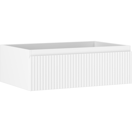 Mexen Rivel dulap baie sub chiuvetă 70 cm, 1 sertar, prevăzut cu caneluri, alb mat - 91A20-07023-1-BF01