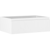 Mexen Rivel dulap baie sub chiuvetă 70 cm, 1 sertar, prevăzut cu caneluri, alb mat - 91A20-07023-1-BF01