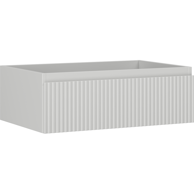 Mexen Rivel dulap de baie sub lavoar 70 cm, 1 sertar, striat, gri mat - 91A20-07023-1-BF62